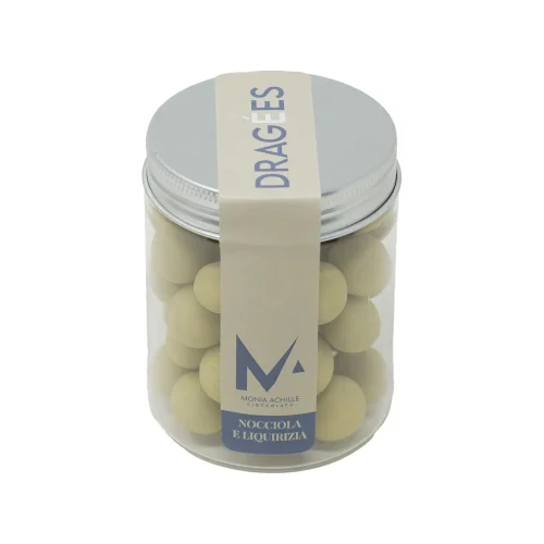 Dragée nocciola e liquirizia